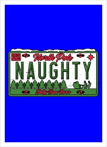 Christmas License Plate