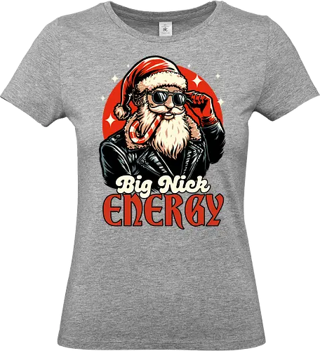 Big Santa Claus  - Ugly Sweater, Holiday, Christmas, Merry Christmas, Ugly Christmas Sweater, santa claus, Christmas Vacation, Christmas Eve, Christmas Sweater, Gifts, Gift, fun, funny, pun, joke, dad joke, cool dad, super cool, cool - Standard T-Shirt (Frauen)