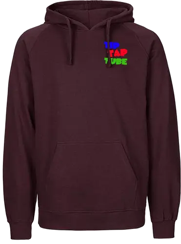 TipTapTube - Logo oldschool - tip tap tube, adrian, ash, youtube, merchandise - Fairtrade Hoodie