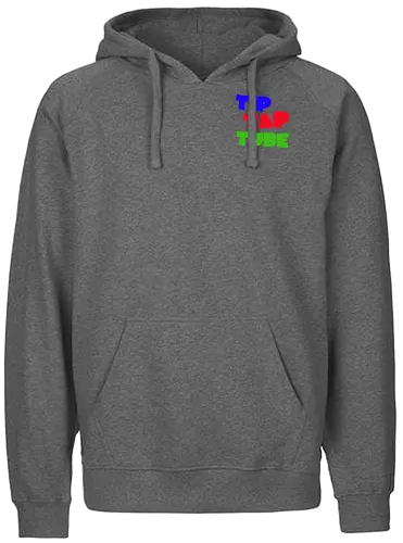 TipTapTube - Logo oldschool - tip tap tube, adrian, ash, youtube, merchandise - Fairtrade Hoodie