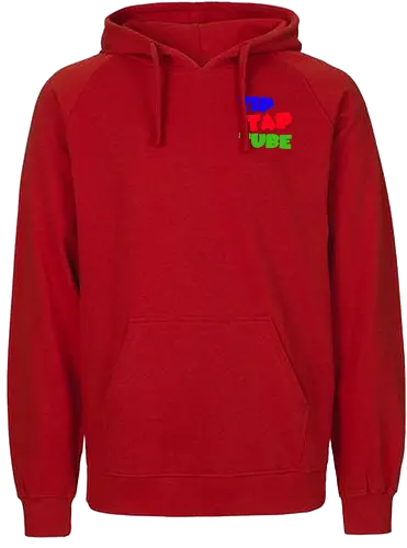 TipTapTube - Logo oldschool - tip tap tube, adrian, ash, youtube, merchandise - Fairtrade Hoodie