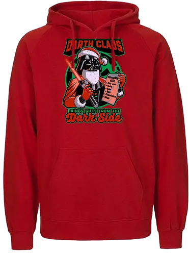 Dark Lord Christmas - Space Movie Parody - Movies, Scifi, Space, Action, Space Opera, classic, movie, christmas, santa claus, naughty list, naughty, gift, gifts - Fairtrade Hoodie