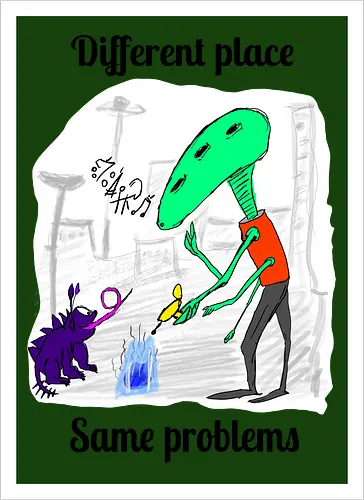 Different place, same problems