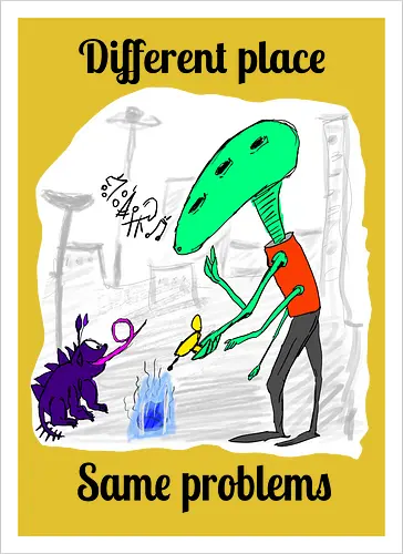 Different place, same problems