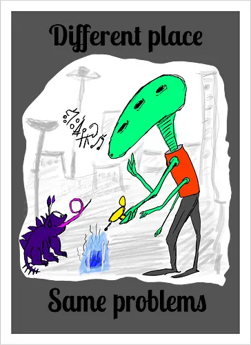 Different place, same problems