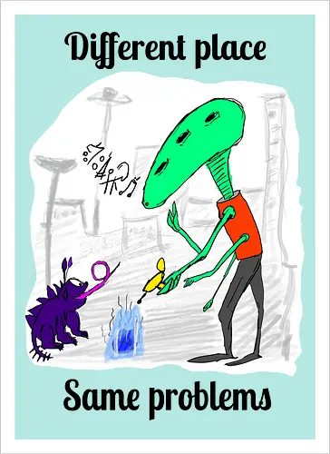 Different place, same problems