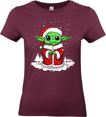 Santa Grogu - santa claus, cute, funny, christmas, scifi, television character, TV - Standard T-Shirt (Frauen)