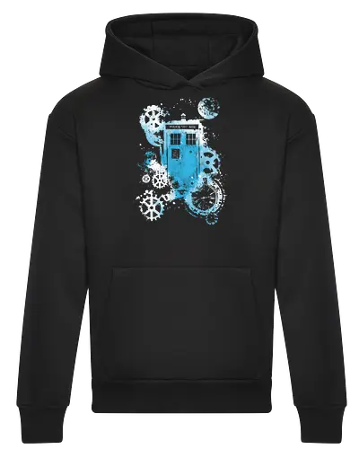 Time and space machine - Doctor, dr who, tardis, TV, TV show, pop culture, scifi - Heavyweight Hoodie