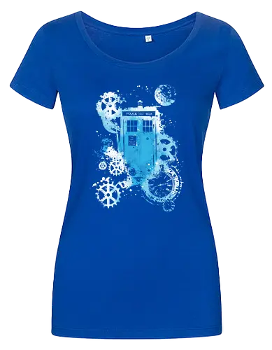 Time and space machine - Doctor, dr who, tardis, TV, TV show, pop culture, scifi - Damen T-Shirt