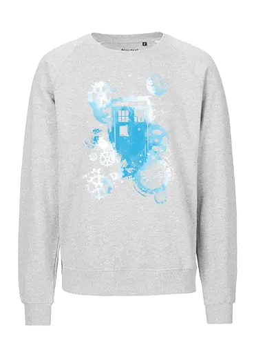 Time and space machine - Doctor, dr who, tardis, TV, TV show, pop culture, scifi - Fairtrade Sweatshirt