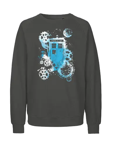 Time and space machine - Doctor, dr who, tardis, TV, TV show, pop culture, scifi - Fairtrade Sweatshirt