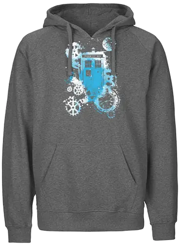 Time and space machine - Doctor, dr who, tardis, TV, TV show, pop culture, scifi - Fairtrade Hoodie