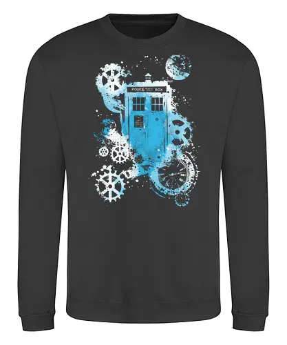 Time and space machine - Doctor, dr who, tardis, TV, TV show, pop culture, scifi - Sweatshirt