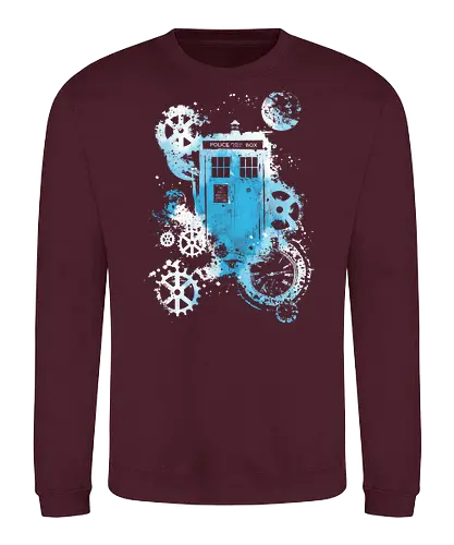 Time and space machine - Doctor, dr who, tardis, TV, TV show, pop culture, scifi - Sweatshirt