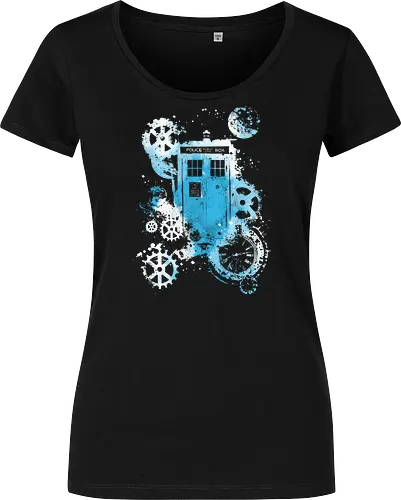 Time and space machine - Doctor, dr who, tardis, TV, TV show, pop culture, scifi - Damen T-Shirt