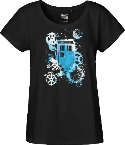 Time and space machine - Doctor, dr who, tardis, TV, TV show, pop culture, scifi - Fairtrade Girl Shirt