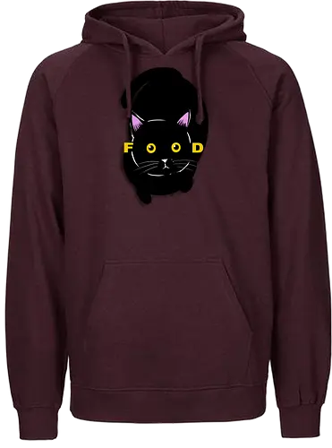 FooD - cats, cats lovers, cute cats, animals, funny - Fairtrade Hoodie