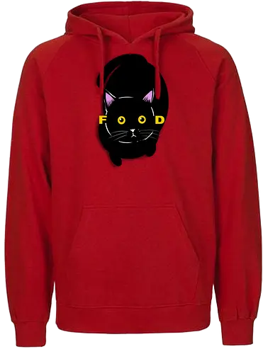FooD - cats, cats lovers, cute cats, animals, funny - Fairtrade Hoodie
