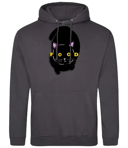 FooD - cats, cats lovers, cute cats, animals, funny - Standard Hoodie