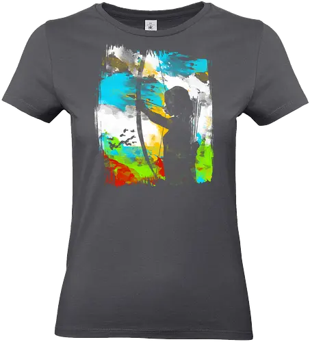 The raider - Tomb raider, gaming, gamers, geeks, geeky, lara croft - Standard T-Shirt (Frauen)