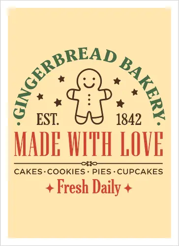 Gingerbread Bakery: Made With Love