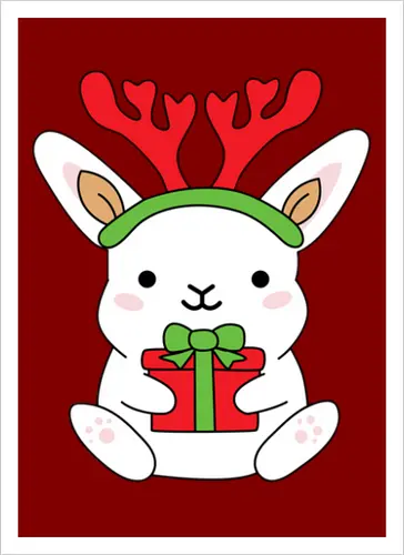  Rabbit With Gift 
