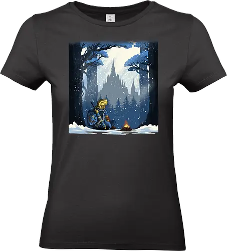 Snowy Quest - Legend, Hero of Time, Master sword, Hero of Time, Castle, Game - Standard T-Shirt (Frauen)