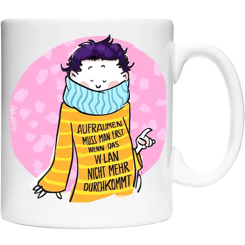 Aufräumen muss man erst, wenn das WLan nicht mehr durchkommt