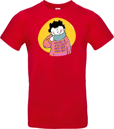 Guck mal.. - Ringelpullisprüche, Ringeldinger, streifenweise, Spruch, Weisheit, Motivation, Ringelpulli, SprücheShirt, Cartoon Illustration, Statement, Handgezeichnet, Humor, Selbstironie, Streifenpulli, Spruchshirt, deutsch - Standard T-Shirt