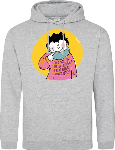 Guck mal.. - Ringelpullisprüche, Ringeldinger, streifenweise, Spruch, Weisheit, Motivation, Ringelpulli, SprücheShirt, Cartoon Illustration, Statement, Handgezeichnet, Humor, Selbstironie, Streifenpulli, Spruchshirt, deutsch - Standard Hoodie