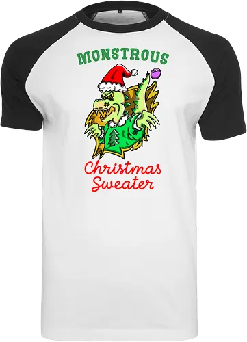 Lustiges Monster Hässlicher Weihnachts-Dino