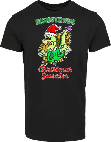 Lustiges Monster Hässlicher Weihnachts-Dino