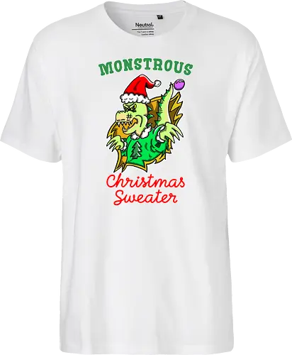 Lustiges Monster Hässlicher Weihnachts-Dino