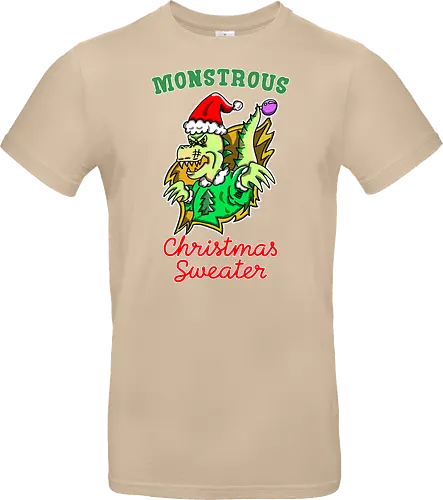 Lustiges Monster Hässlicher Weihnachts-Dino