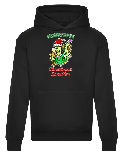 Lustiges Monster Hässlicher Weihnachts-Dino