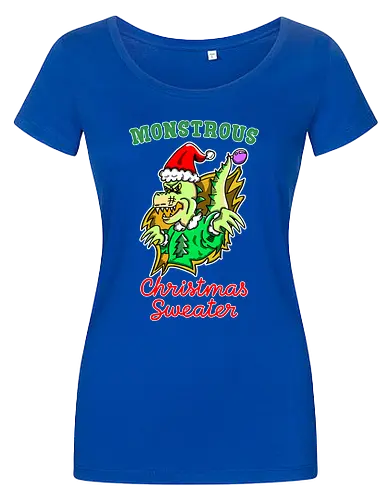 Lustiges Monster Hässlicher Weihnachts-Dino