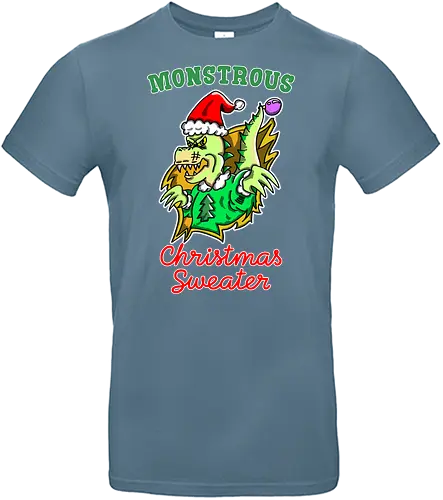 Lustiges Monster Hässlicher Weihnachts-Dino - Weihnachtsdesign, Dinosaurier, Dino Monster, Lustiger Dino, Weihnachtsmonster, Wintermotiv, Weihnachtszeit, Festliches Design, Humor Weihnachten, Ugly Christmas Style, Monsterfigur, Niedlicher Dino, Winterspaß, Feiertagsmotiv, Skurriles Design, Cartoon Dinosaurier, Witzige Illustration, XMAS Monster, Weihnachtslook, Winterpullover Stil, Weihnachtshumor, Ugly Sweater Optik, Lustige Kreatur, Festliche Grafik, Geschenkidee - Standard T-Shirt