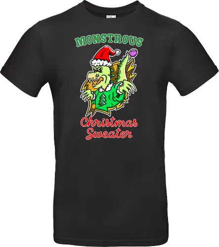 Lustiges Monster Hässlicher Weihnachts-Dino