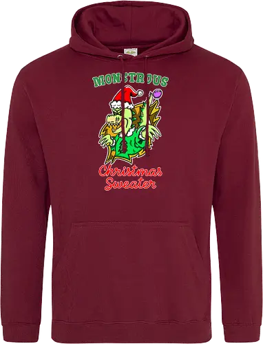 Lustiges Monster Hässlicher Weihnachts-Dino