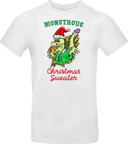 Lustiges Monster Hässlicher Weihnachts-Dino