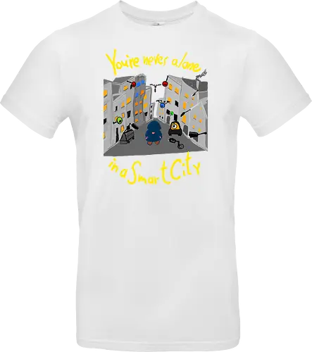 You're never alone in a Smart City, helle Schrift