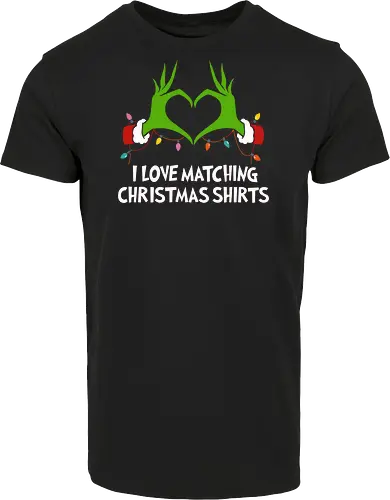 Grinch Heart: Matching Christmas Shirts