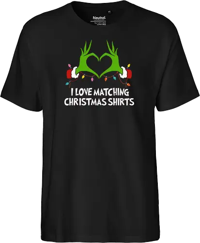 Grinch Heart: Matching Christmas Shirts