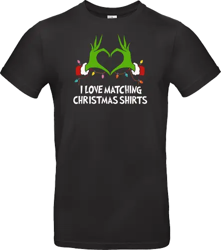Grinch Heart: Matching Christmas Shirts
