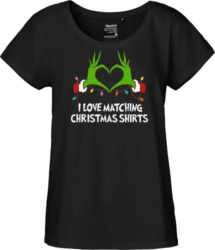 Grinch Heart: Matching Christmas Shirts