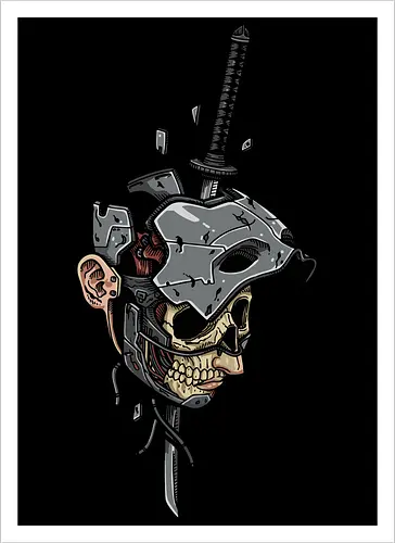 Cyberpunk Samurai Mortality