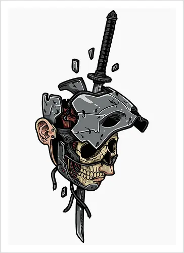 Cyberpunk Samurai Mortality