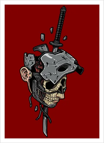 Cyberpunk Samurai Mortality