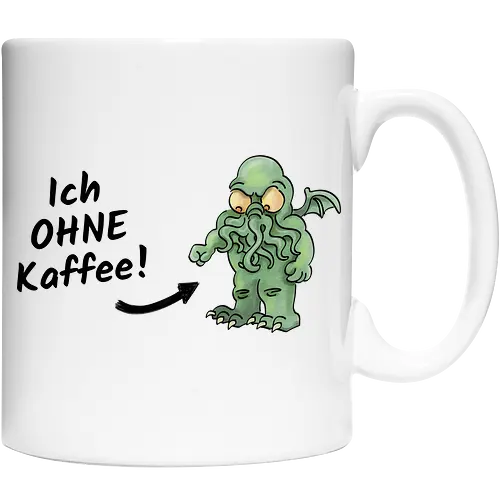 Ich ohne Kaffee