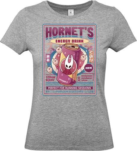 Pharloom Energy Drink Vintage - Bug Knight, silksong, hallownest, the knight, hollow, hornet, indie game, gamer, gaming, video game, lost fleas, pale king, grub, sherma, shade - Standard T-Shirt (Frauen)